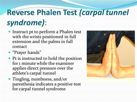 phalen test for carpal tunnel